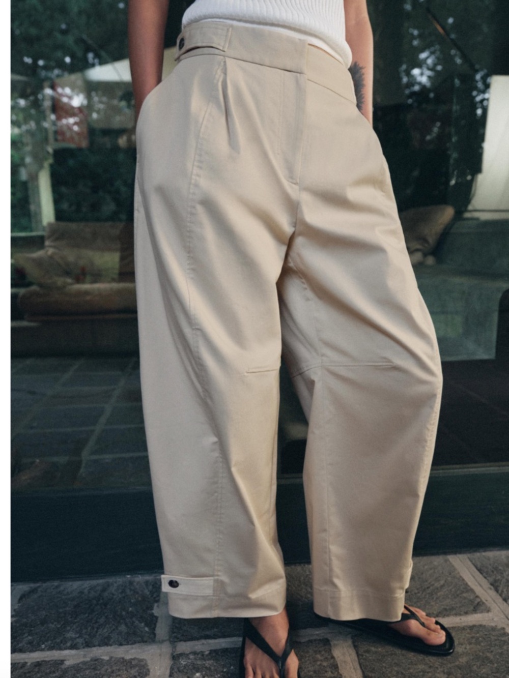 Zara COLLECTION CHINO TROUSERS WITH BELT LOOPS